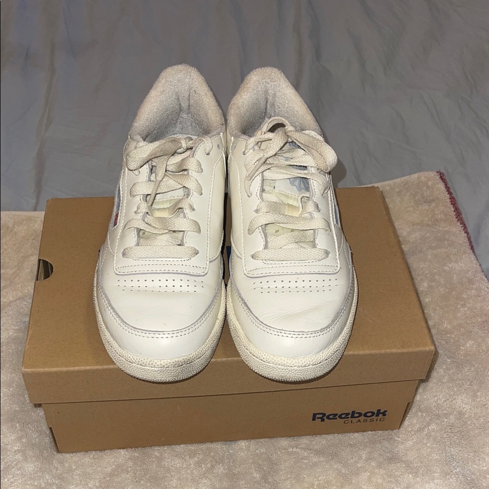 Reebok Classic White Leather Sneakers